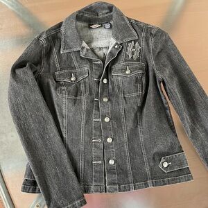 Women’s vintage Harley Davidson jean jacket